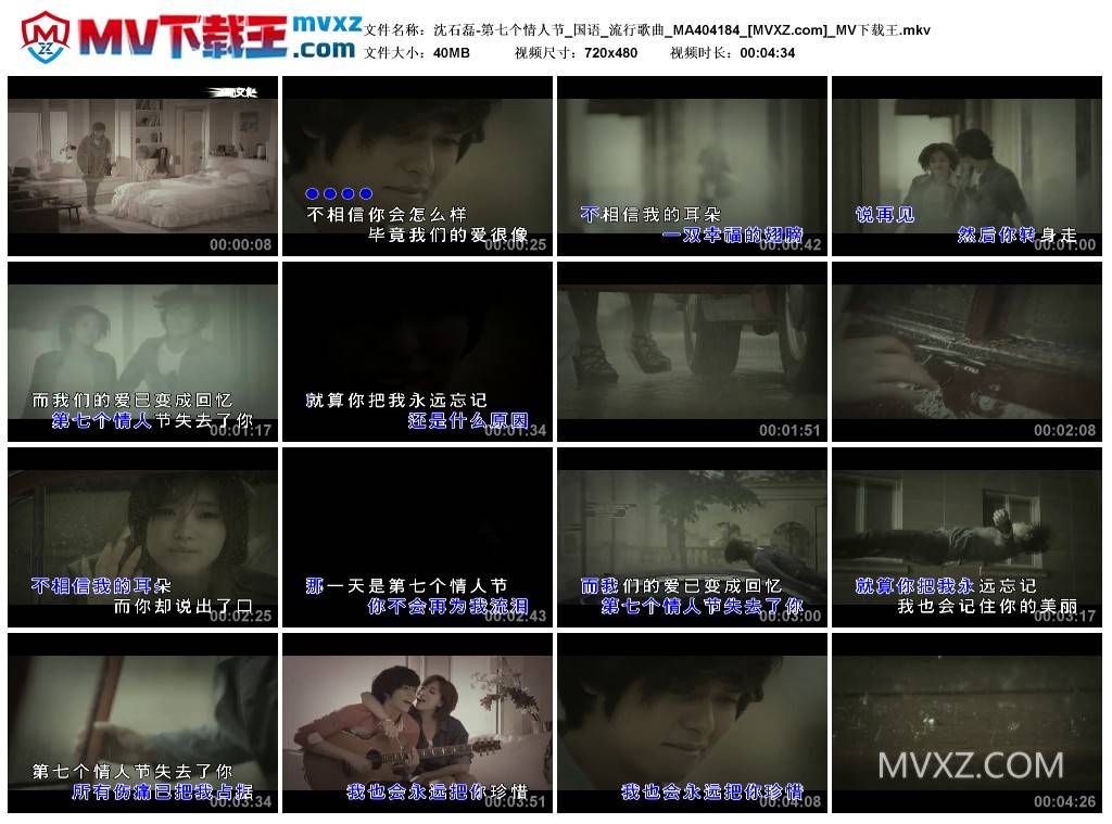 沈石磊-第七个情人节_国语_流行歌曲_MA404184